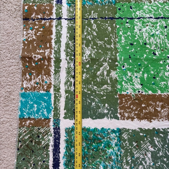 Vintage Lee Joffa hand printed fabric piece - Picture 5 of 15